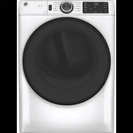 GE 28 WHITE FRONT LOAD ELECTRIC DRYER (OUT OF BOX)