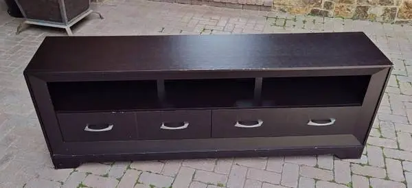TV Stand 71inch dark coffee color