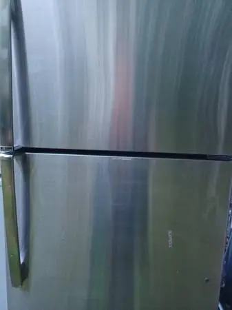 Stainless Refrigerator  top freezer 3 months warranty