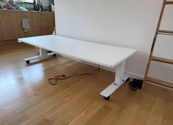 NEW! White Laminate Desktop (for your Low Desk or attach it to any fra