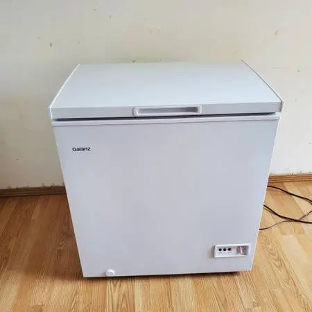 Galanz 5.0 cubic Foot Chest Freezer with Wheels 33x29x22 inches w/ Manual