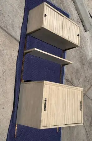 Mid Century Modern Vintage Modular Floating Wall Unit – Bookcase