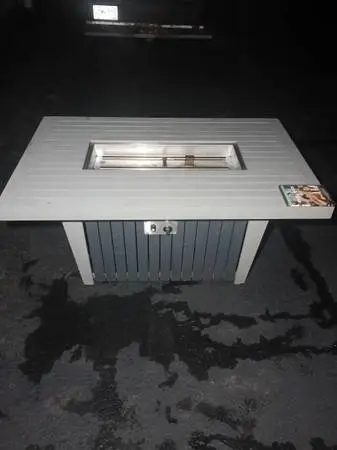 Propane fire table