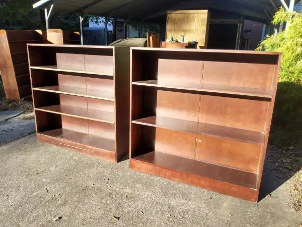 4T X 4W Bookcases-All Wood Construction-adjustable shelves-$175 each