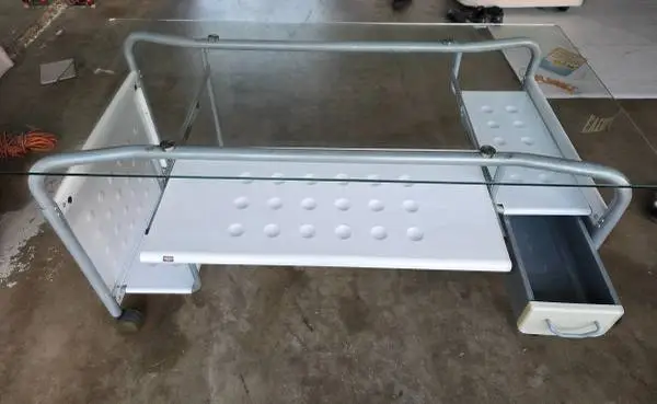 Glass desk