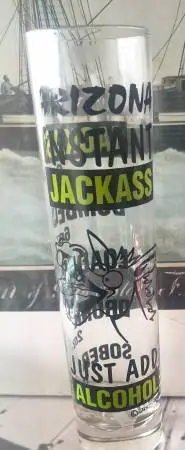 Arizona Instant Jackass Shot Glass