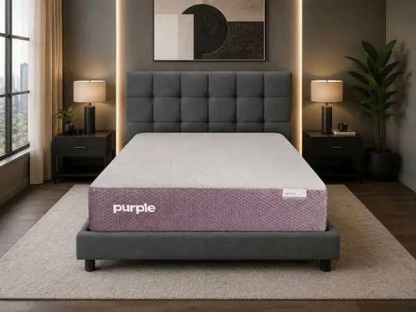 Purple RestorePlus Soft, Queen – Like New, Perfect Condition + With Be