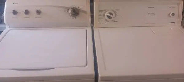▶----------White Kenmore Washer & Electric Dryer Set----------