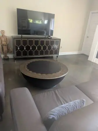 Stunning high-end modern TV Media Stand Buffet originally $5,000