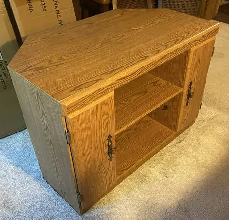Modern laminate TV stand