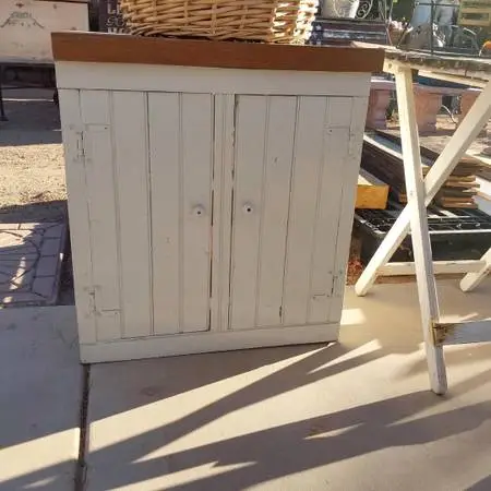 Antique Country Rustic Cabinet Cupboard