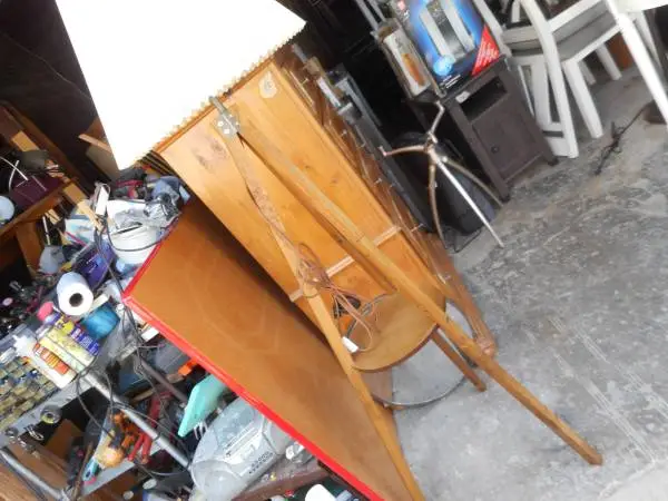 Tripod Floor Lamp with Shelf