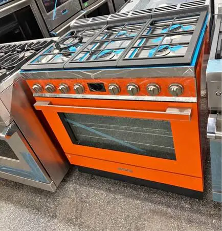 SMEG Orange Color Stove