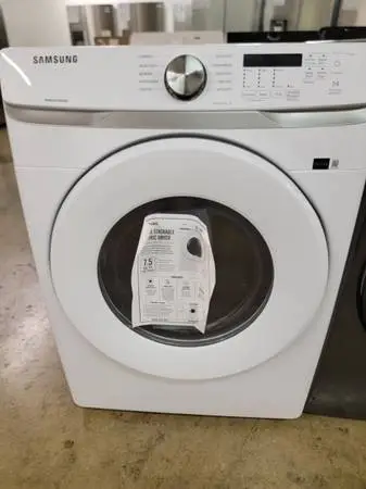Samsung 7.5 Cu Ft Stackable Electric Dryer with Sensor Dry White Model DVE45T600
