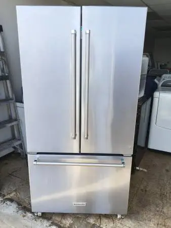 Refrigerator Stainless Steel Side by Side Countertop Kitchen Aid