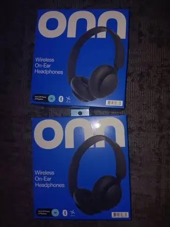 Onn Wireless On-Ear Headphones (x2)