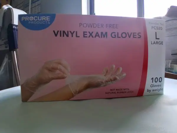 Procure vinyl exam gloves
