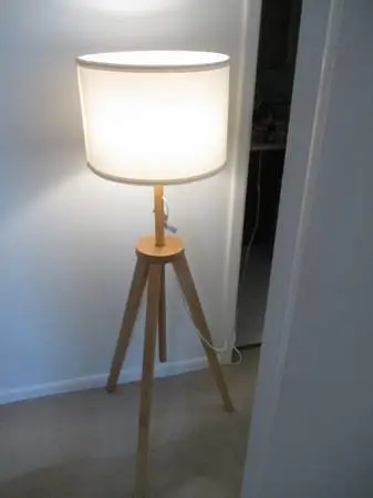 IKEA - Adjustable Wooden Floor Lamp