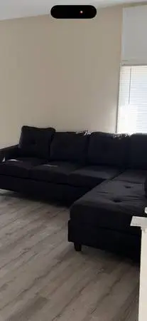 Black sectional