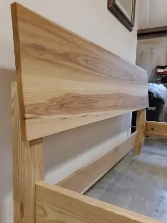 Solid hardwood Panel bed