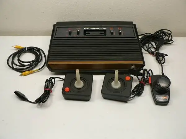 Atari CX-2600 A with Accessories, Not Tested