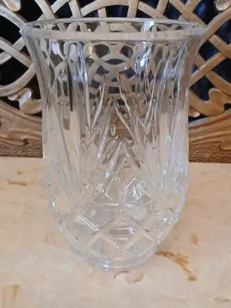 Vintage Crystal, Cut Glass REPLACEMENT HURRICANE LAMP SHADE, GLOBE.