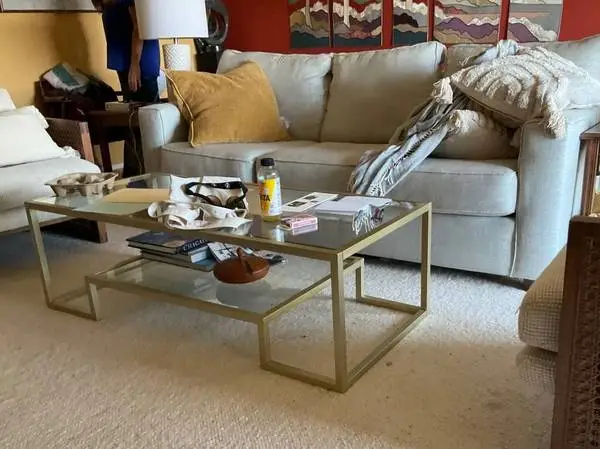 Beautiful + Stylish CUSTOM COUCH- Neutral Linen Fabric SuperComfy