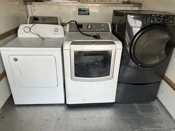 FREE DRYER REMOVAL/PICKUP MUST BE COMPLETE.