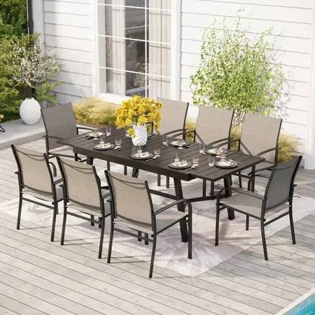 Dining Set - 8 Person - Outdoor