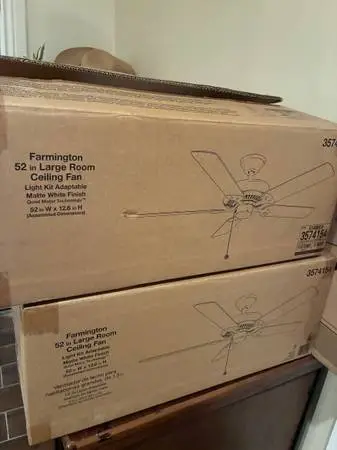 CEILING FANS BRAND NEW IN THE BOX