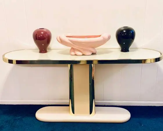 1970’s Jaru Vintage Pottery Mid Century Modern Centerpiece & Vases