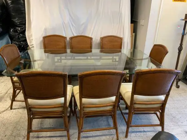 Dining room table and chairs