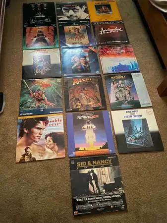 LASER DISC HOME VIDEO COLLECTION LIKE NEW