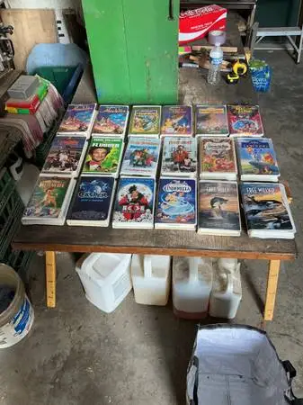 Vintage Disney vhs tapes