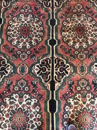 GORGEOUSLY DETAILED, ANTIQUE, MALAYER-SAROUK, ORIENTAL RUG: 8.8x4.4