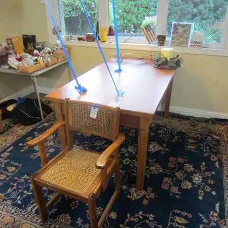 Nice rectangular single drawer Dining Table in an Estate home