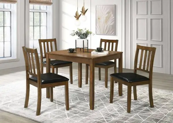 New WOOD table and 4 chairs