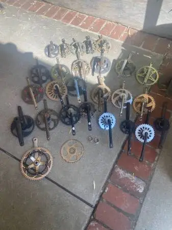 BICYCLE CRANKS AND SPROCKETS ALL TYPES