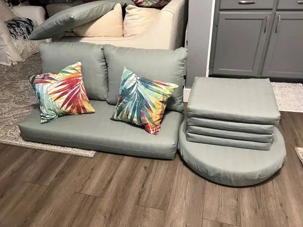 Outdoor furniture cushions