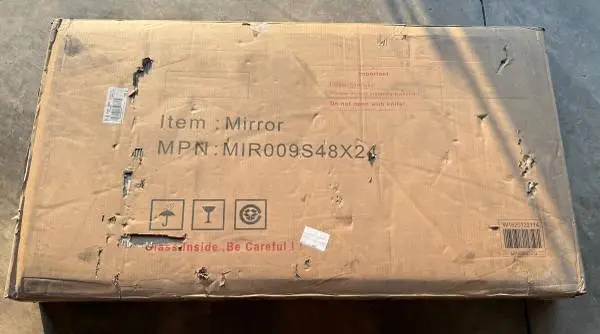 NEW in box 48X24 inch LED Aluminum Bathroom Mirror Lights Backlit RGB