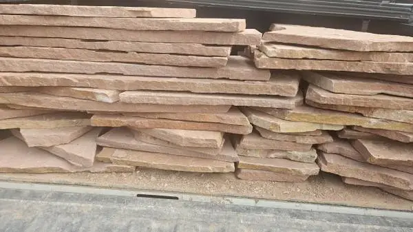 NEW 1,000 LBS RED FLAGSTONE 1/2 TON