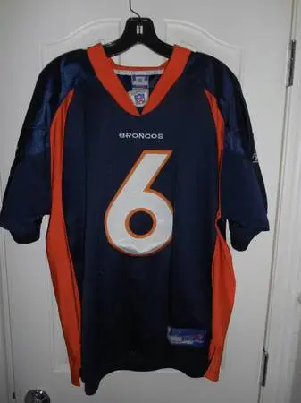 Reebok brand NFL Broncos Cutler #6 jersey 52