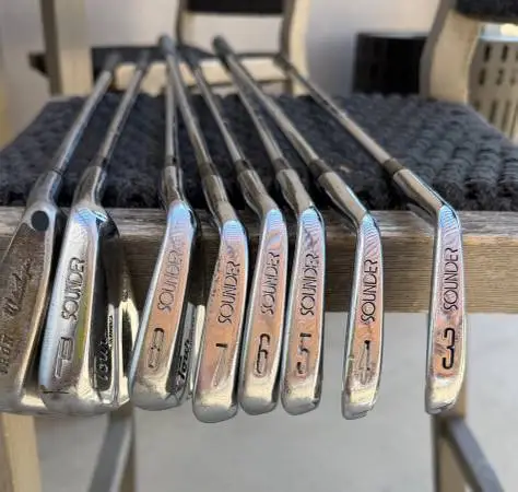 1987 Sounder Tour Golf Irons (Seve Ballesterous Used)----Read AD