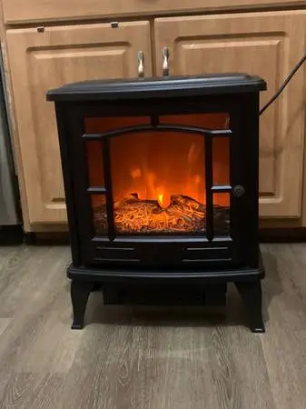 Infrared Quartz Electric Fireplace Heater