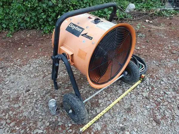 Dayton 15kW Industrial Electric Portable Heater 240V 3-Phase – Works