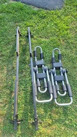 Universal Roof Racks with J Style Folding Kayak Carriers
