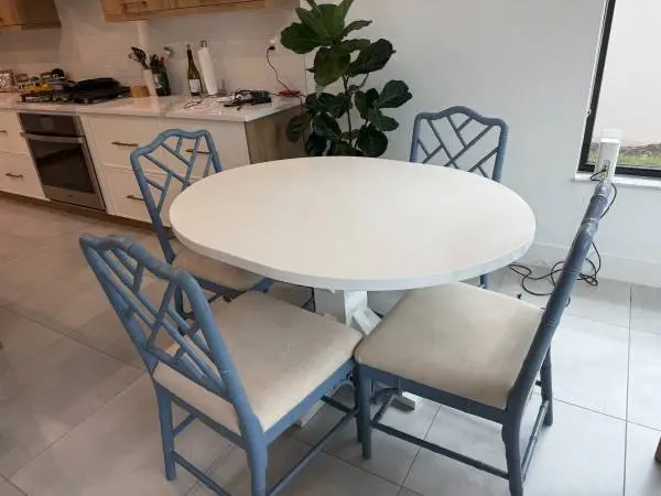 dining table and chairs