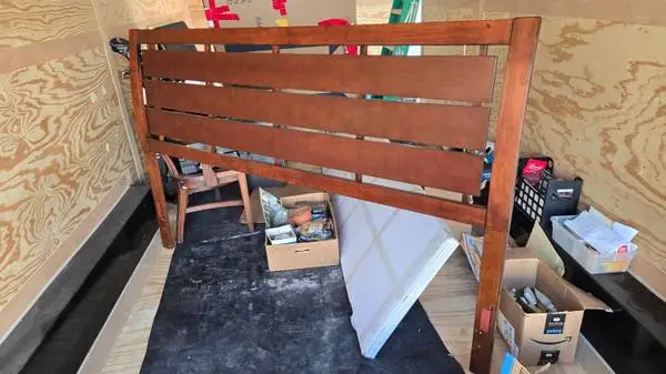 NEVER USED  KING HEADBOARD