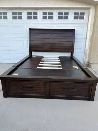Queen Size Storage Bed Frame