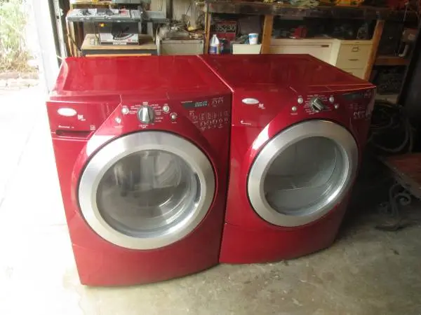 whirpool washer and gas dryer stack or unstack